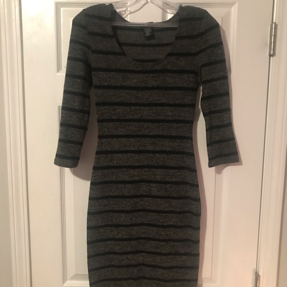 A Black & Gray Dress
